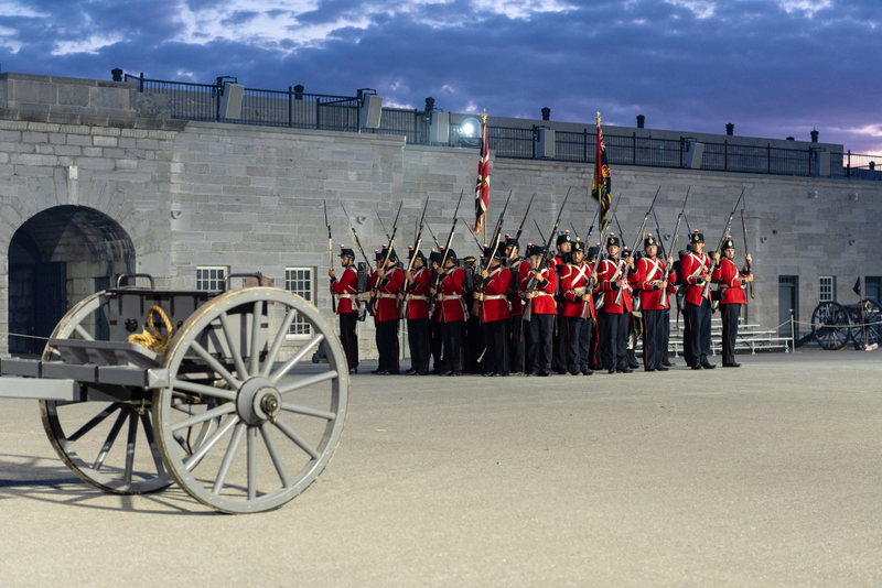 Illustration for article titled Selected Pictures from the Fort Henry Sunset Ceremony 2019 Finale